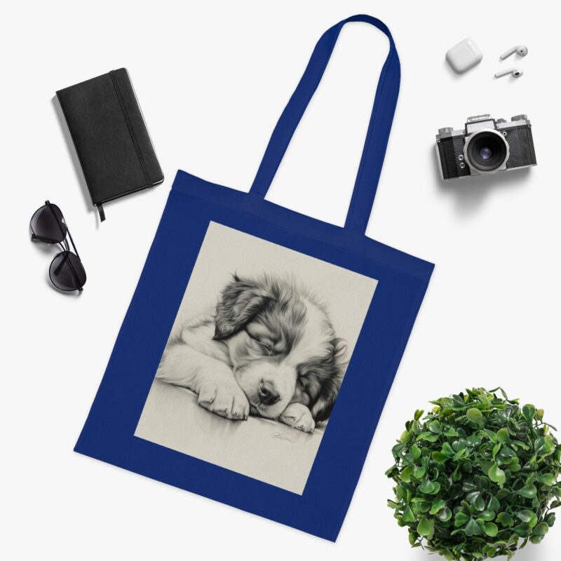 Australian Shepherd Dog Cotton Tote Bag