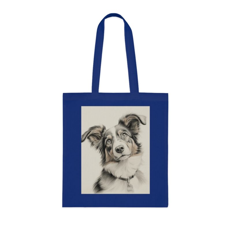 Australian Shepherd Dog Cotton Tote Bag