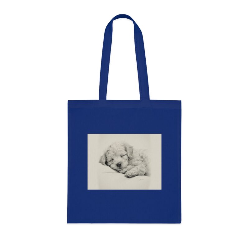 Poodle Cotton Tote Bag