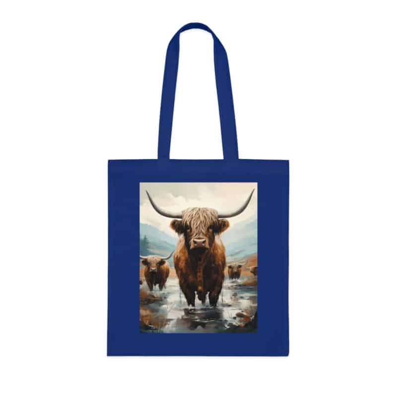 Highland Cows Cotton Tote Bag