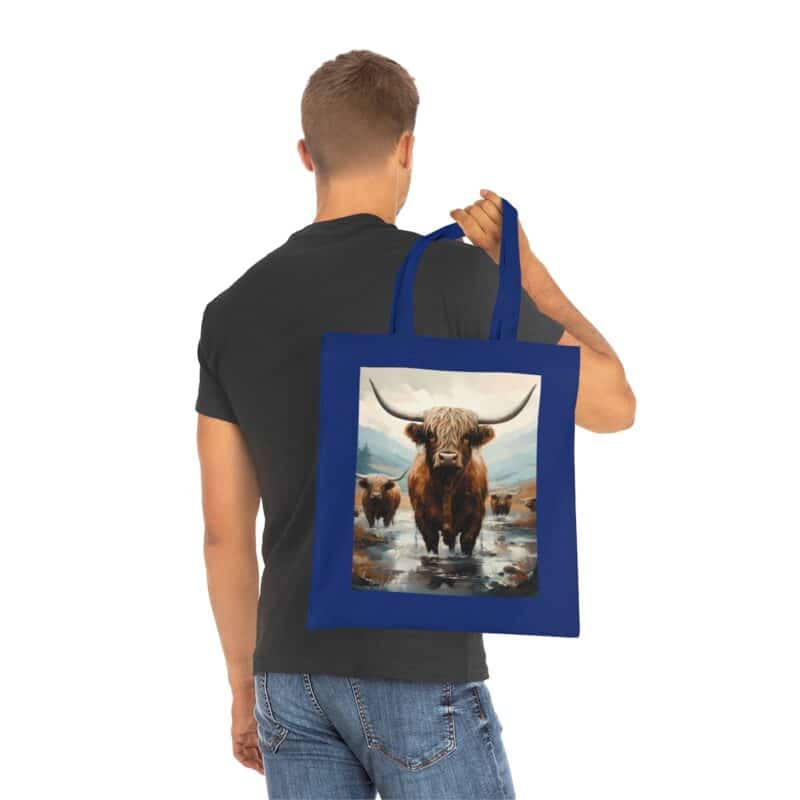 Highland Cows Cotton Tote Bag