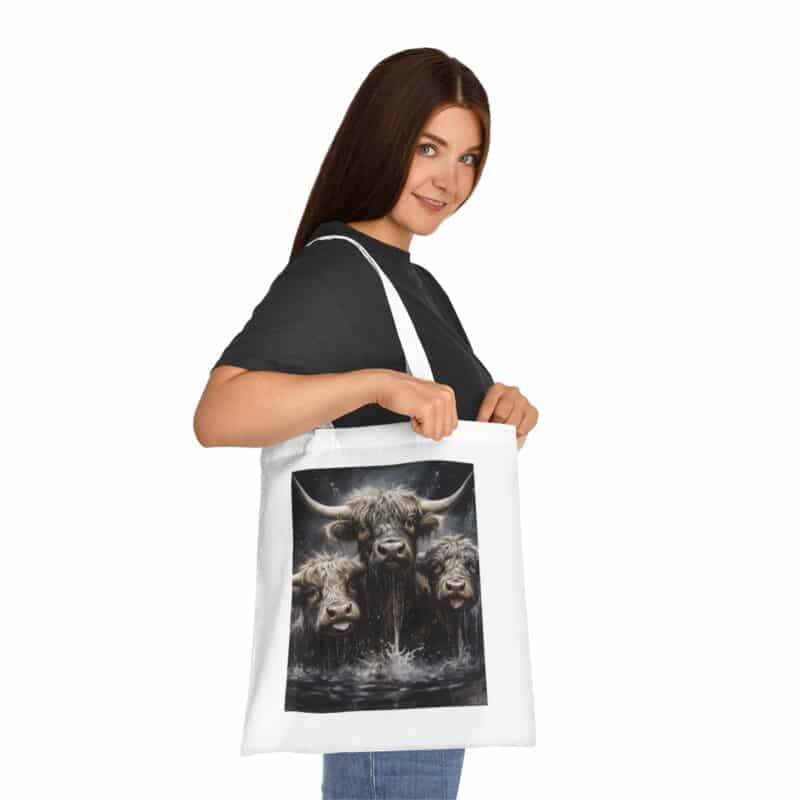 Highland Cows Cotton Tote Bag