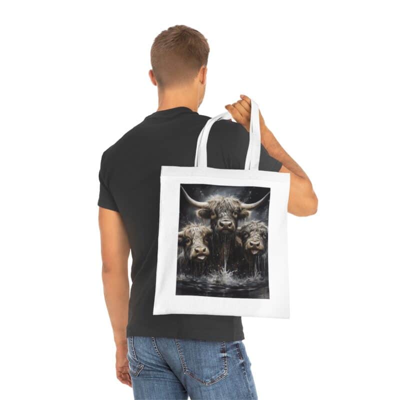 Highland Cows Cotton Tote Bag