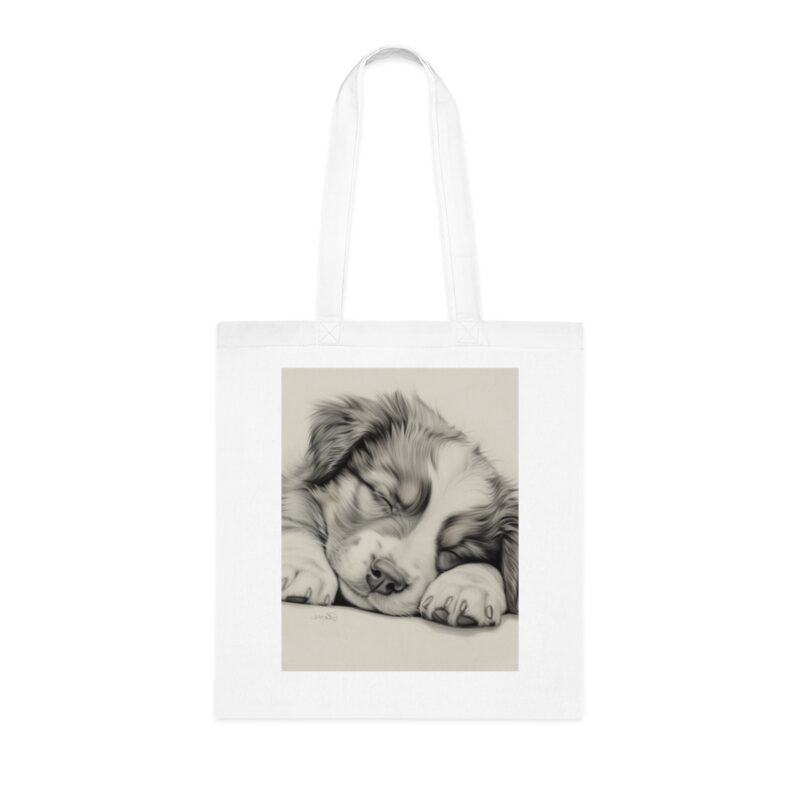 Australian Shepherd Dog Cotton Tote Bag