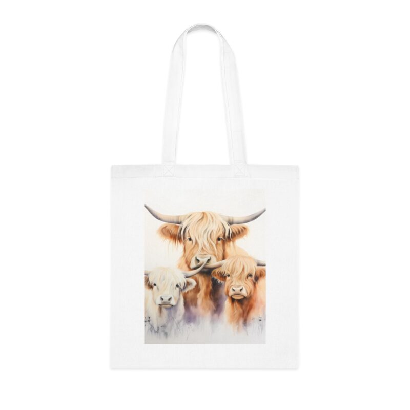 Highland Cows Cotton Tote Bag