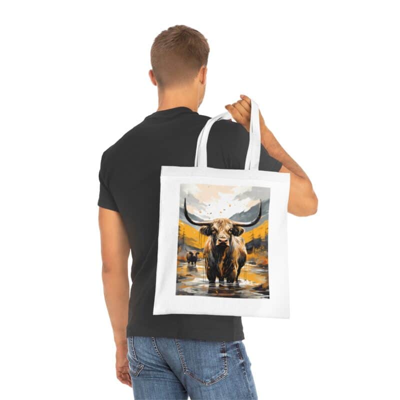 Highland Cows Cotton Tote Bag