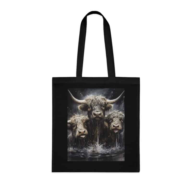 Highland Cows Cotton Tote Bag