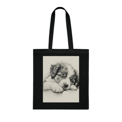 Australian Shepherd Dog Cotton Tote Bag