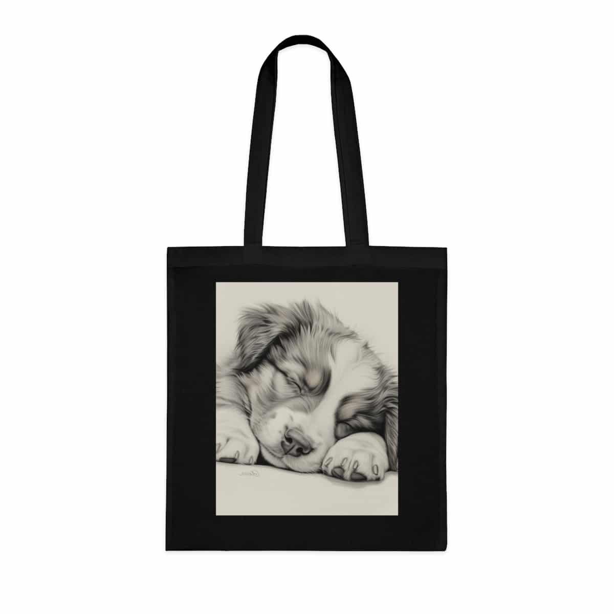 Australian Shepherd Dog Cotton Tote Bag