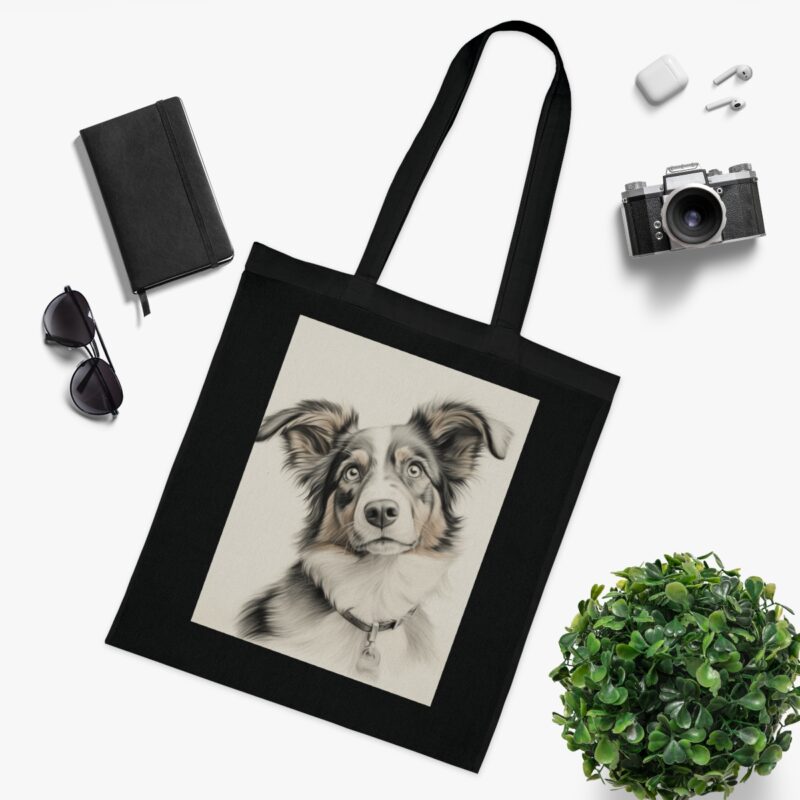 Australian Shepherd Dog Cotton Tote Bag