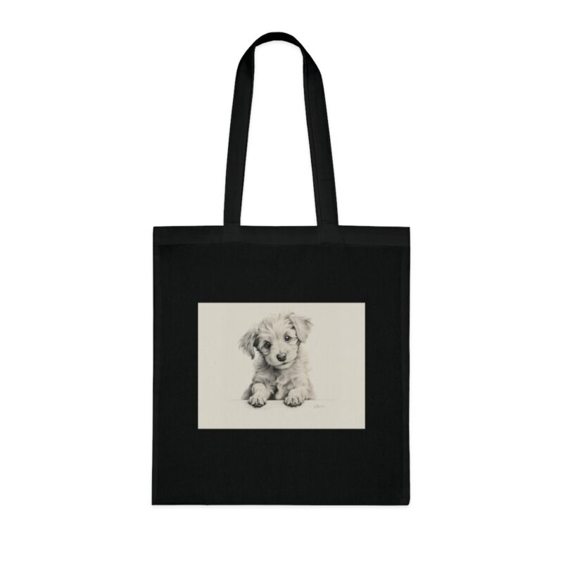 Poodle Cotton Tote Bag