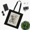 Poodle Cotton Tote Bag