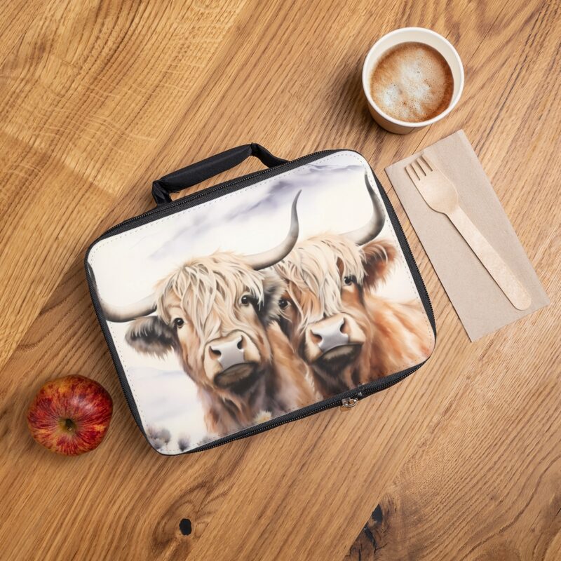 Highland Cows Lunch Bag