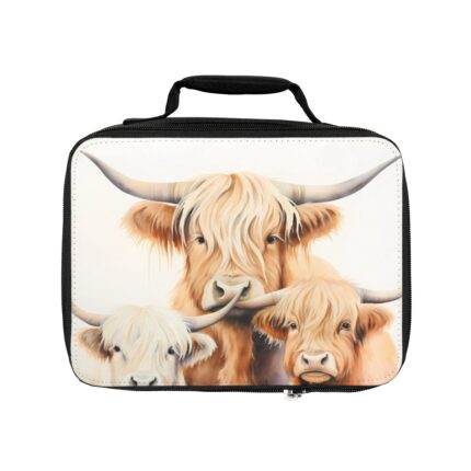 Highland Cows Lunch Bag