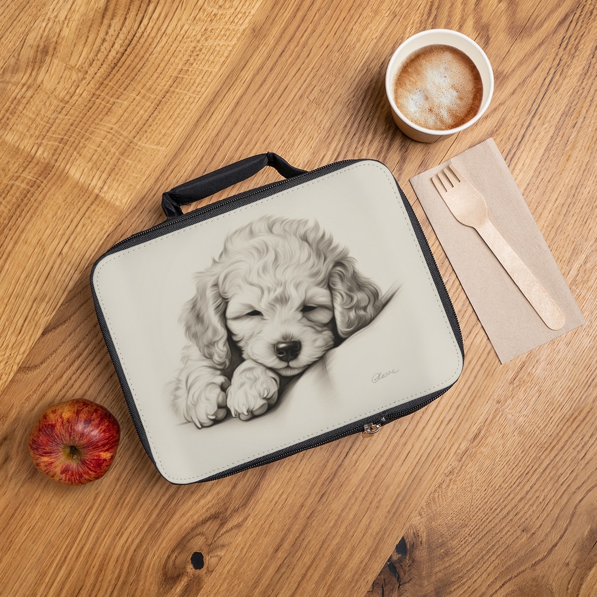 Poodle Lunch Bag