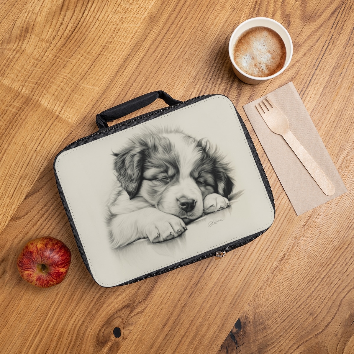 Australian Shepherd Dog Lunch Bag