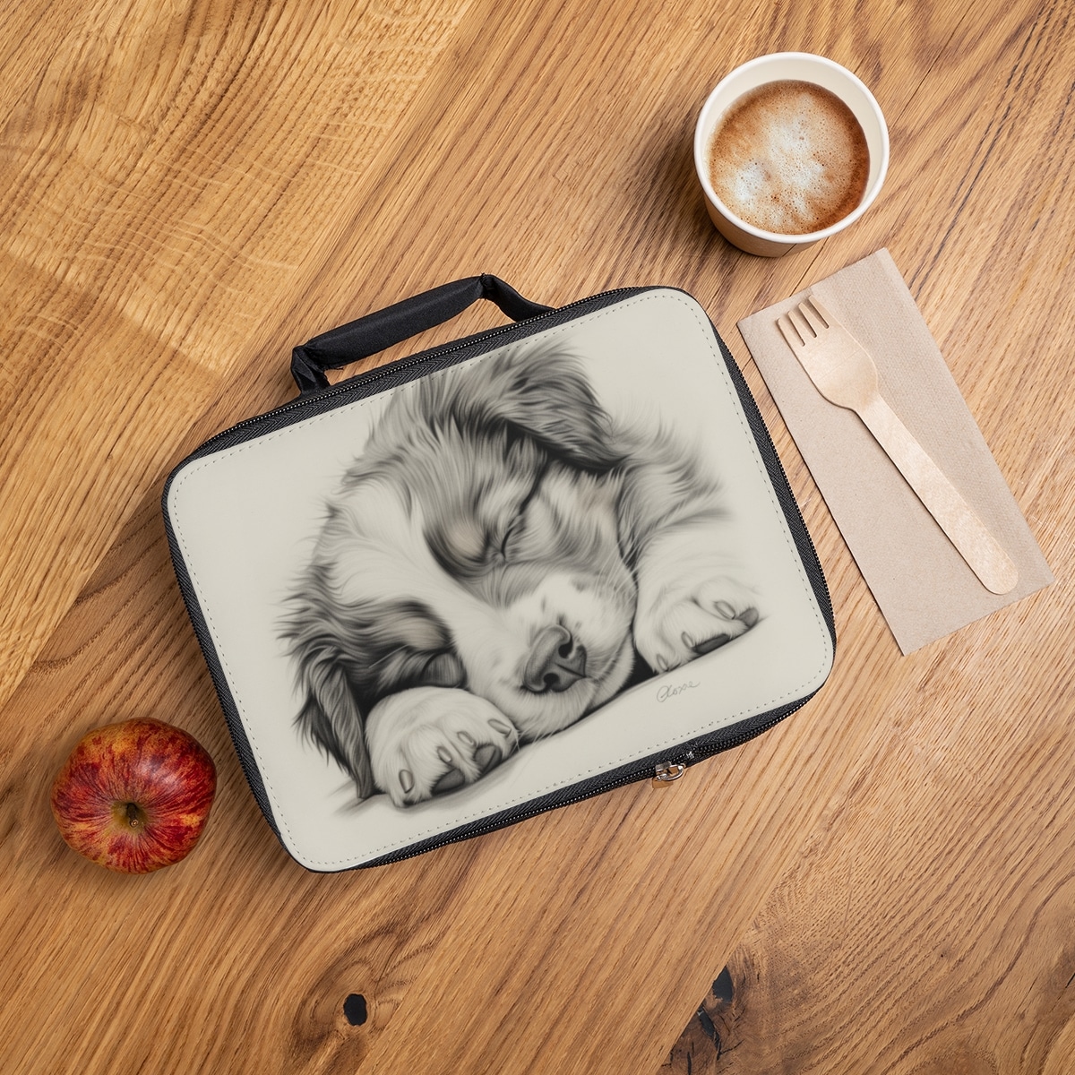 Australian Shepherd Dog Lunch Bag