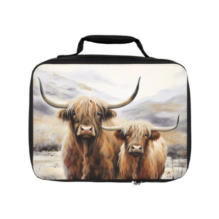 Highland Cows Lunch Bag