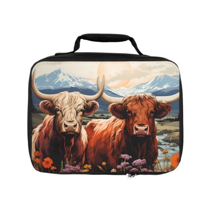 Highland Cows Lunch Bag