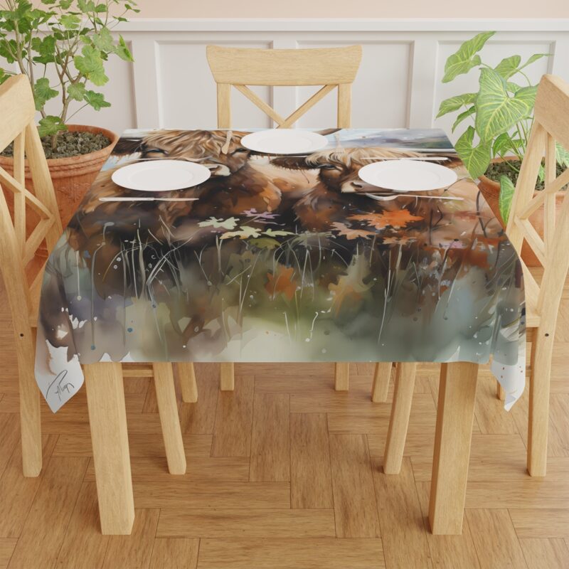 Highland Cows Tablecloth