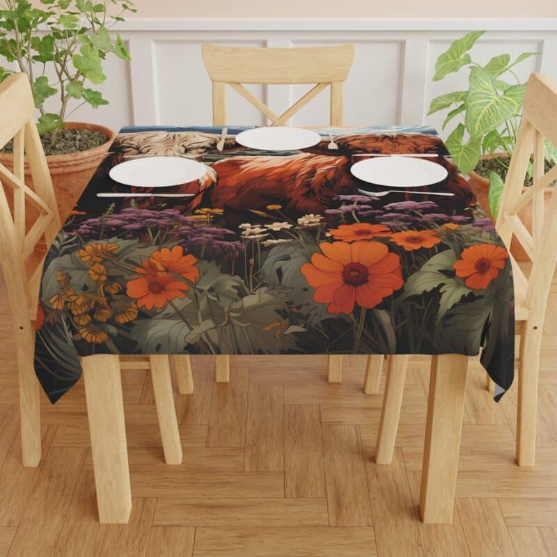 Highland Cows Tablecloth