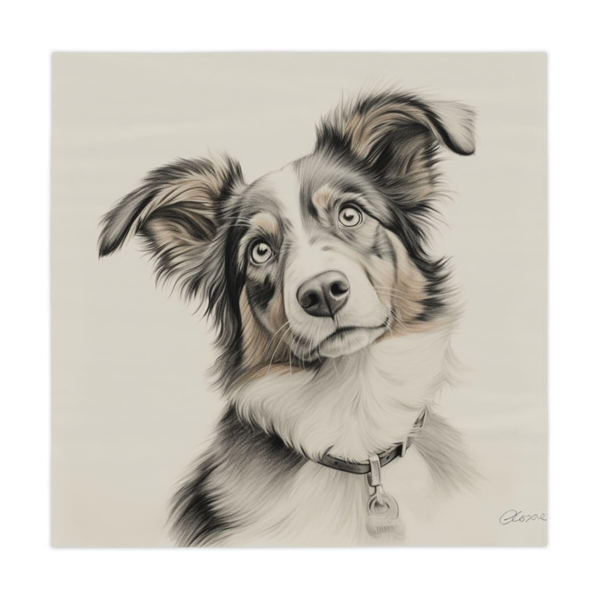 Australian Shepherd Dog Tablecloth