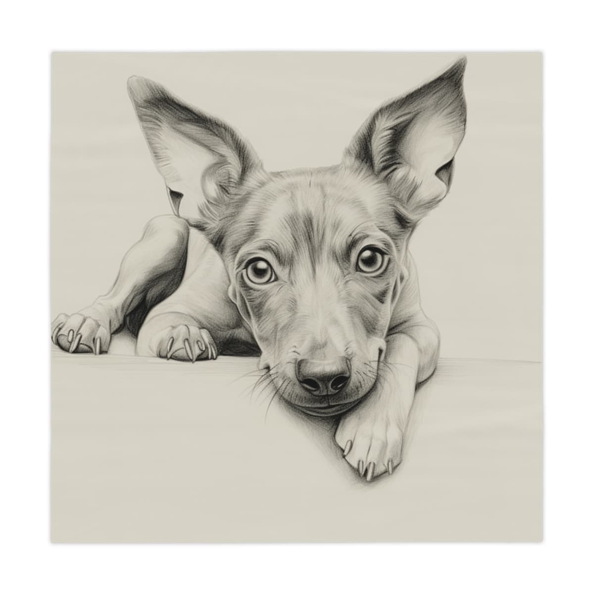 American Hairless Terrier Tablecloth