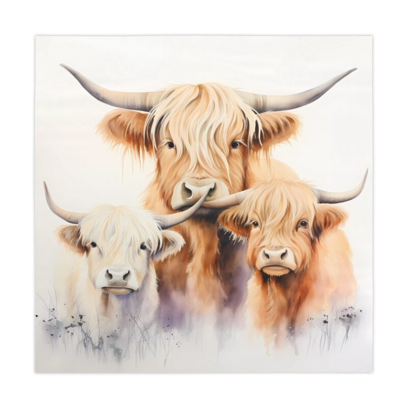 Highland Cows Tablecloth