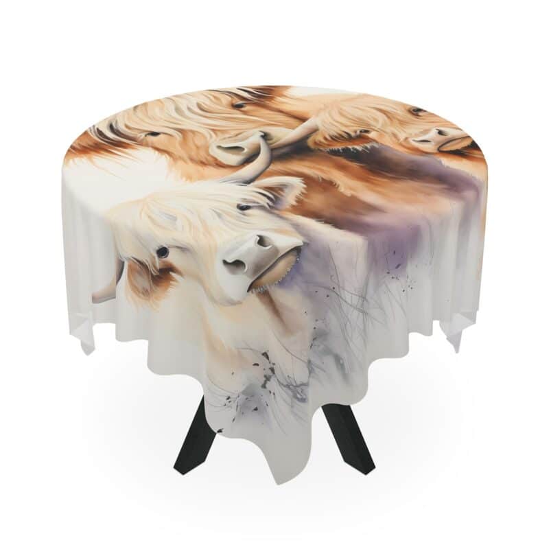 Highland Cows Tablecloth