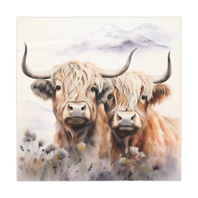 Highland Cows Tablecloth