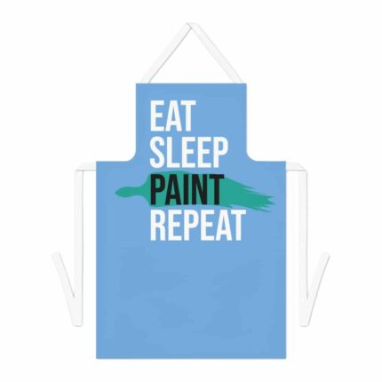 Eat. Sleep. Paint. Repeat. Apron