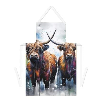 Highland Cows Apron