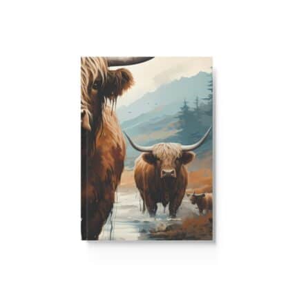 Highland Cows Hard-Backed Journal