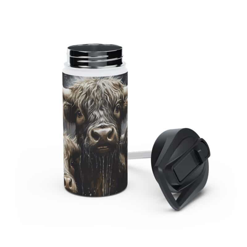 Highland Cows Stainless Steel Water Bottle