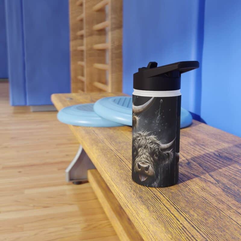 Highland Cows Stainless Steel Water Bottle