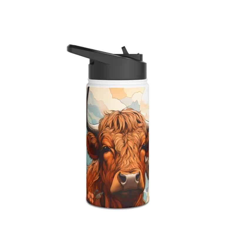 Highland Cows Stainless Steel Water Bottle