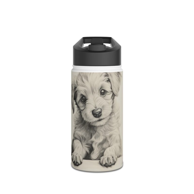 Poodle Stainless Steel Water Bottle