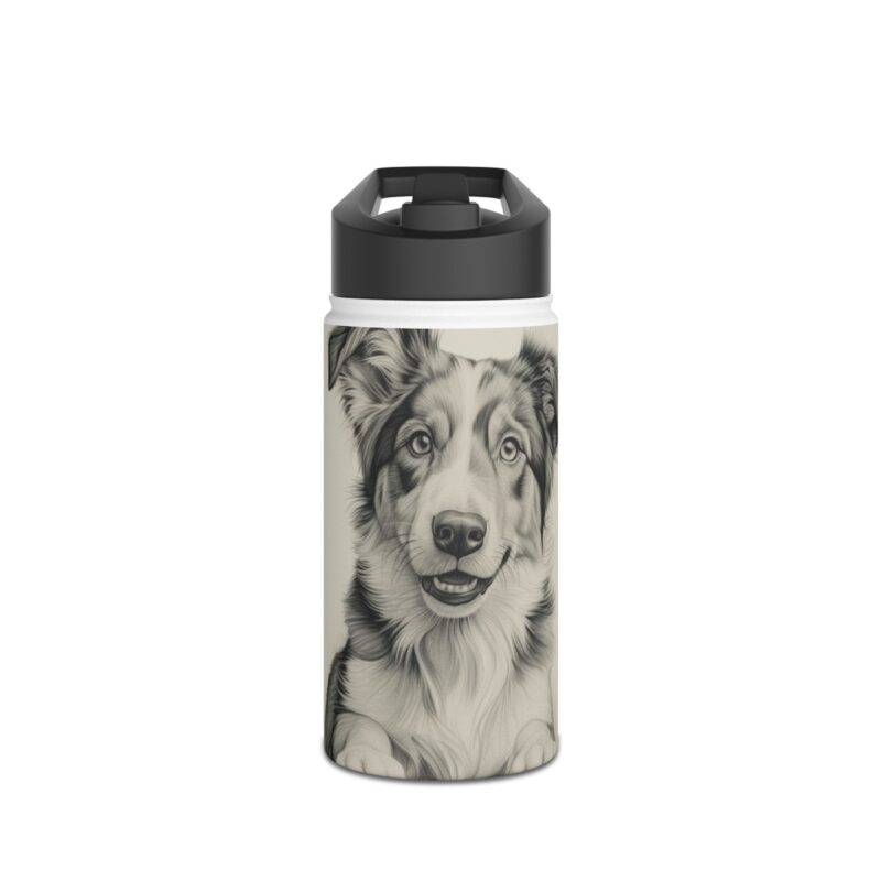 Australian Shepherd Dog Stainless Steel Water Bottle