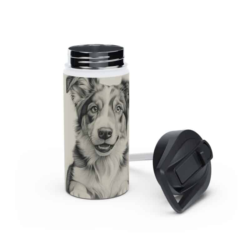 Australian Shepherd Dog Stainless Steel Water Bottle