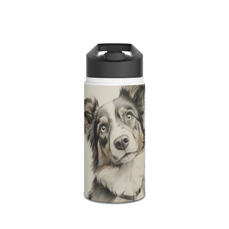 Australian Shepherd Dog Stainless Steel Water Bottle