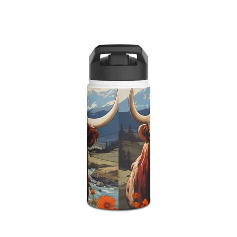 Highland Cows Stainless Steel Water Bottle