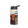 Highland Cows Stainless Steel Water Bottle