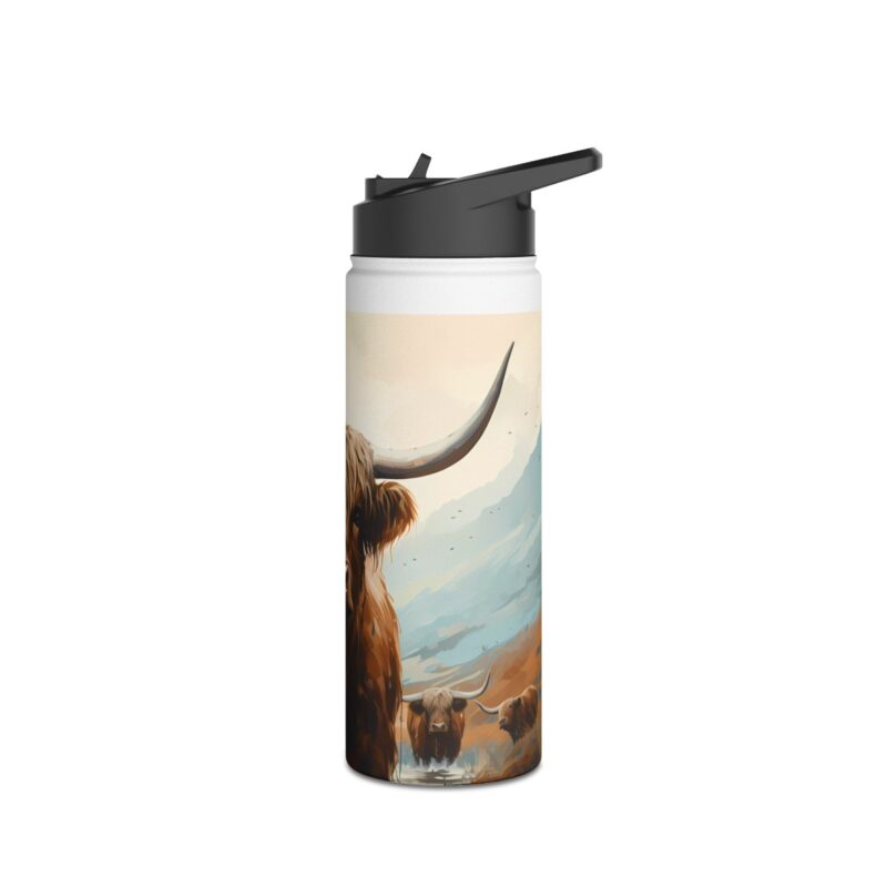 Highland Cows Stainless Steel Water Bottle