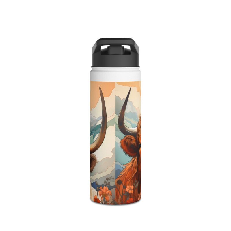 Highland Cows Stainless Steel Water Bottle