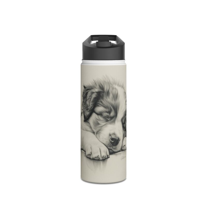 Australian Shepherd Dog Stainless Steel Water Bottle