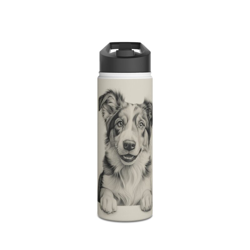 Australian Shepherd Dog Stainless Steel Water Bottle