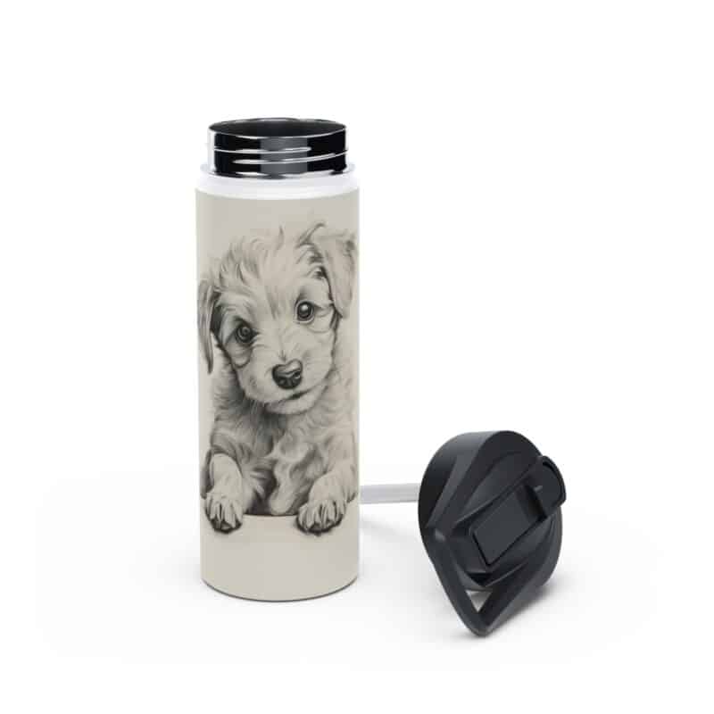 Poodle Stainless Steel Water Bottle