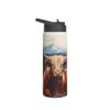 Highland Cows Stainless Steel Water Bottle