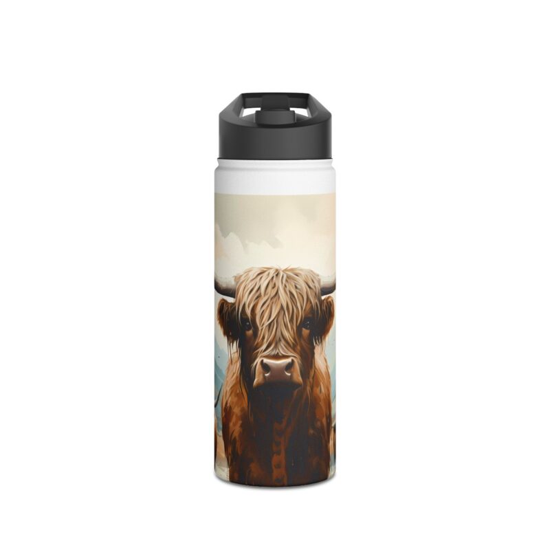 Highland Cows Stainless Steel Water Bottle