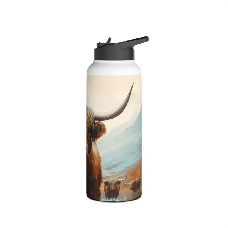 Highland Cows Stainless Steel Water Bottle